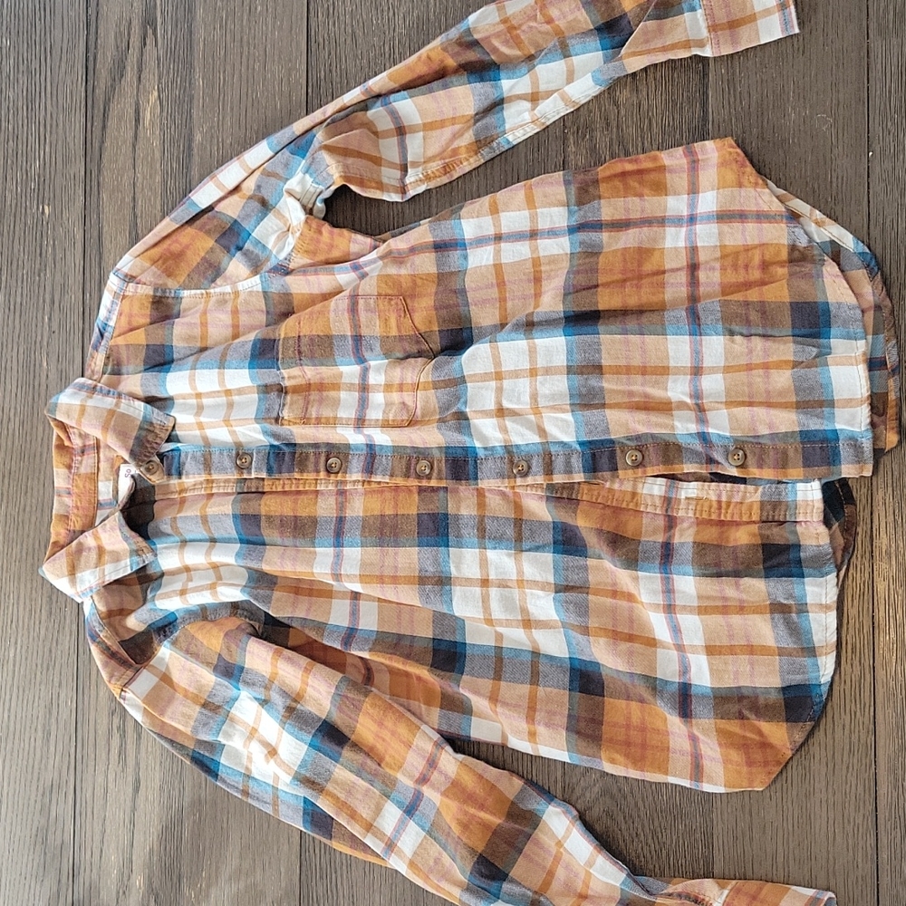 Button down flannel shirt